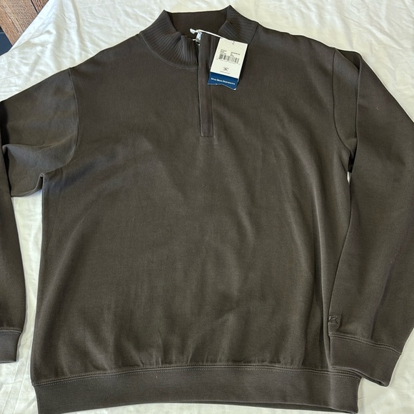 BRAND NEW Cutter & Buck Men’s Journey Supima Cotton Flatback 1/4 Zip - XL - Picture 2 of 10